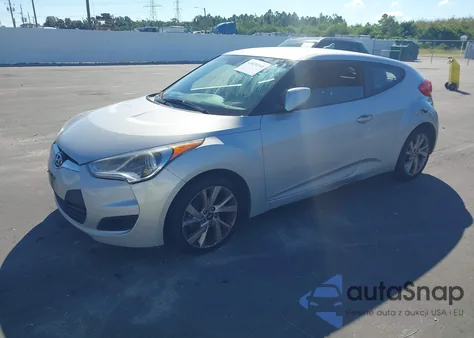 2016 Hyundai Veloster z USA, uszkodzony, nr VIN KMHTC6AD1GU275559